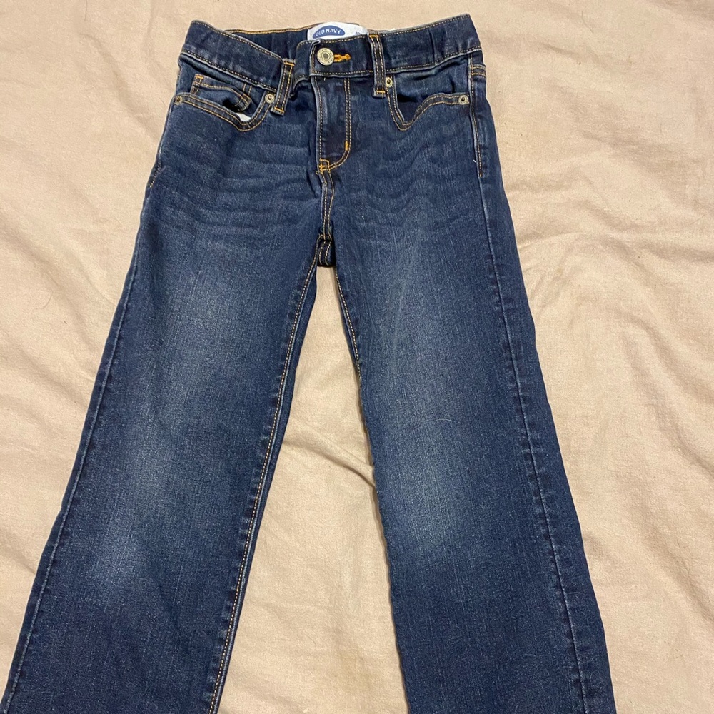 Boys old navy dark wash jeans.